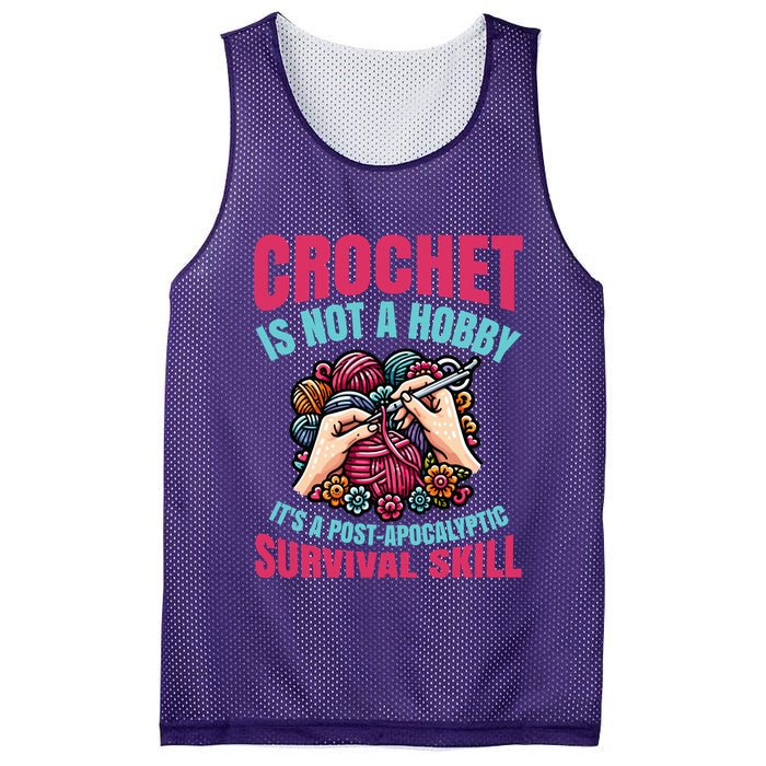 Crochet Is Not A Hobby Mesh Reversible Basketball Jersey Tank