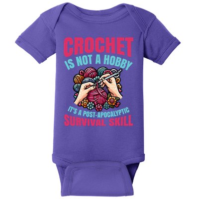 Crochet Is Not A Hobby Baby Bodysuit