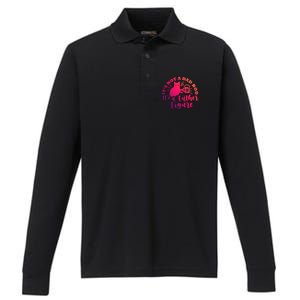 Cat Its Not A Dad Bod Its A Father Figure Fathers Day Gift Performance Long Sleeve Polo