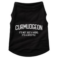 Curmudgeon ItS Not Just A Word ItS A Lifestyle Funny Doggie Tank
