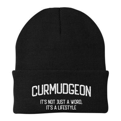 Curmudgeon ItS Not Just A Word ItS A Lifestyle Funny Beanie