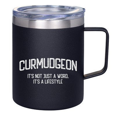 Curmudgeon ItS Not Just A Word ItS A Lifestyle Funny 12oz Stainless Steel Coffee Mug