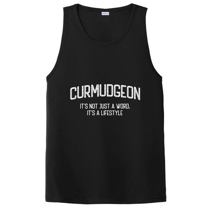 Curmudgeon ItS Not Just A Word ItS A Lifestyle Funny PosiCharge Competitor Tank