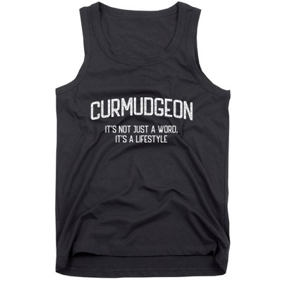 Curmudgeon ItS Not Just A Word ItS A Lifestyle Funny Tank Top