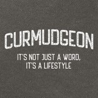 Curmudgeon ItS Not Just A Word ItS A Lifestyle Funny Cotton Canvas Backpack