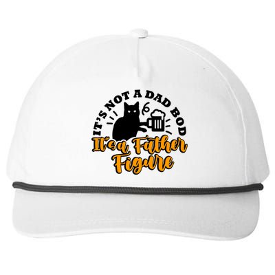 Cat Its Not A Dad Bod Its A Father Figure Fathers Day Gift Snapback Five-Panel Rope Hat