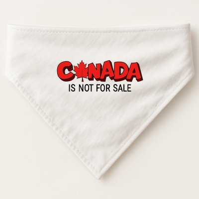 Canada Is Not For Sale USA-Made Doggie Bandana