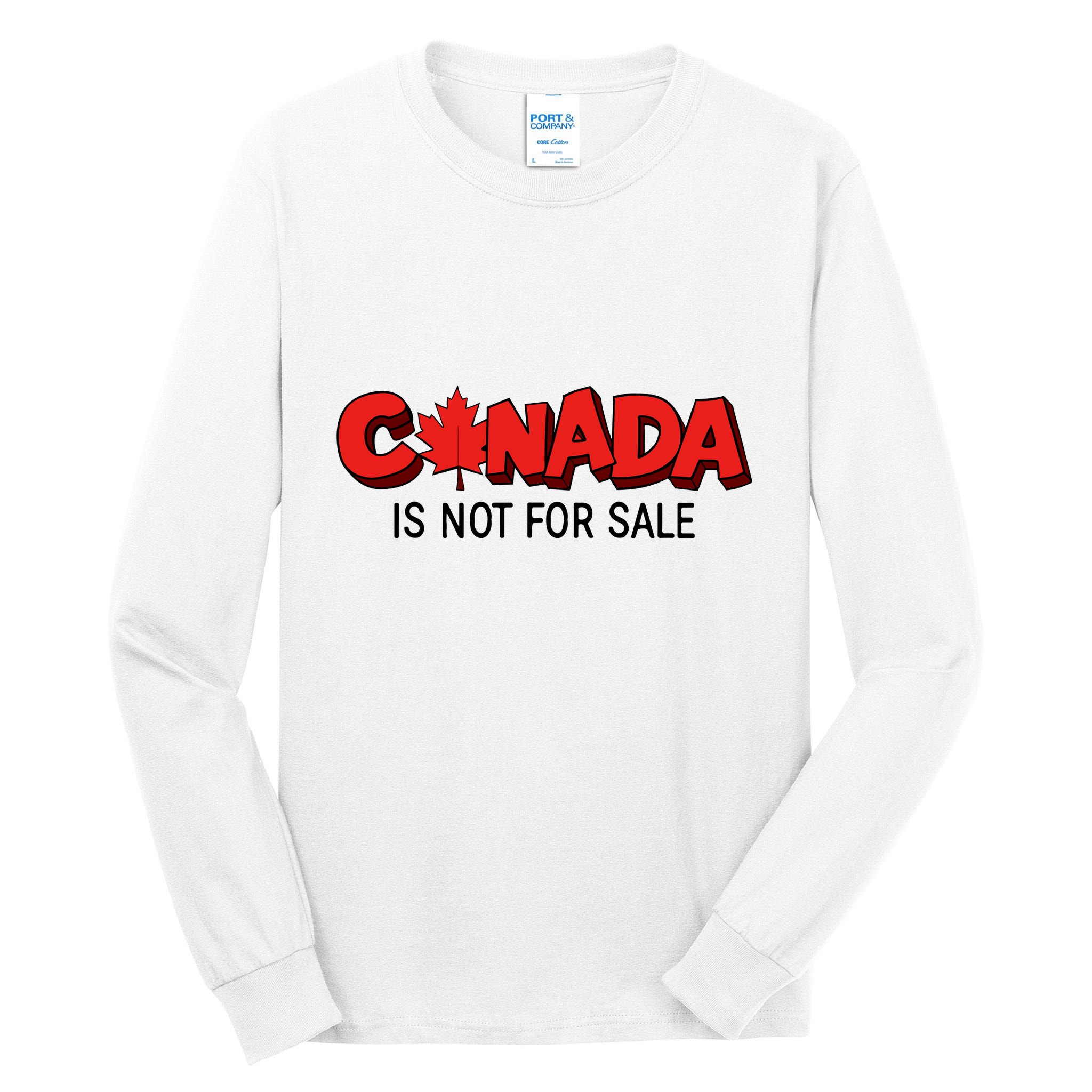 Canada Is Not For Sale Tall Long Sleeve T-Shirt