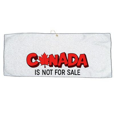 Canada Is Not For Sale Large Microfiber Waffle Golf Towel