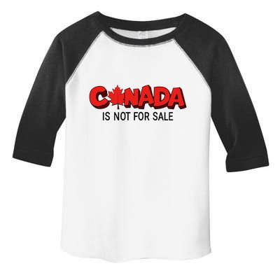 Canada Is Not For Sale Toddler Fine Jersey T-Shirt