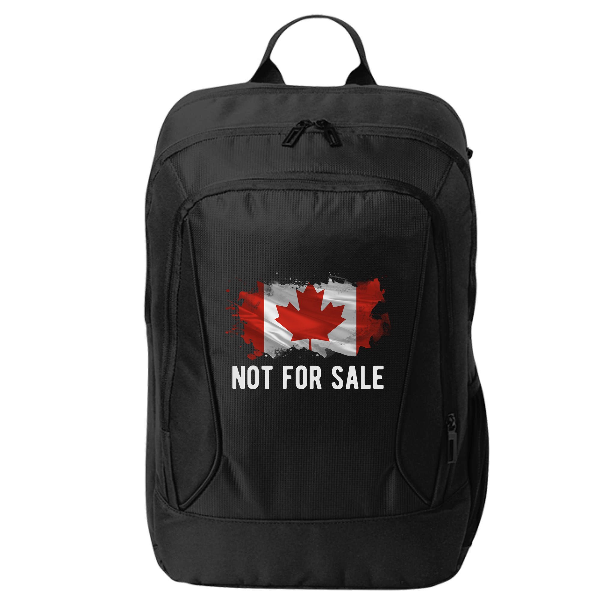 Canada Is Not For Sale Canadian Flag City Backpack