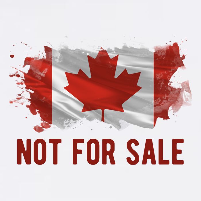 Canada Is Not For Sale Canadian Flag T-Shirt