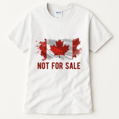 Canada Is Not For Sale Canadian Flag Tall T-Shirt