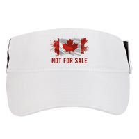 Canada Is Not For Sale Canadian Flag Adult Drive Performance Visor