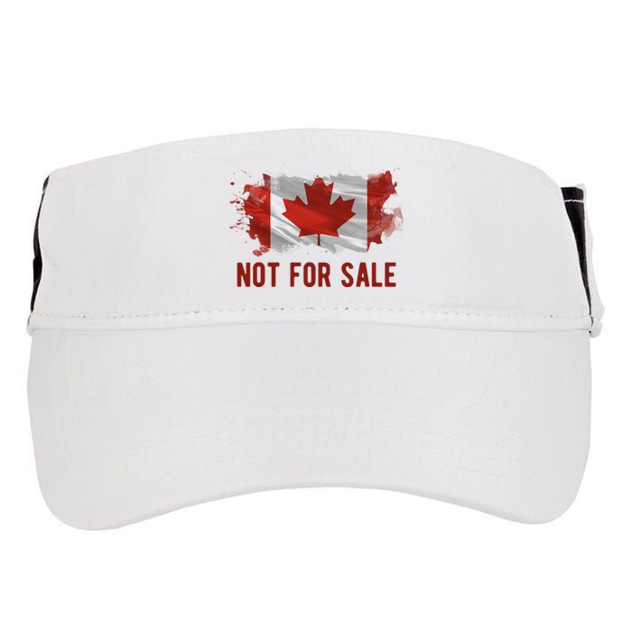 Canada Is Not For Sale Canadian Flag Adult Drive Performance Visor