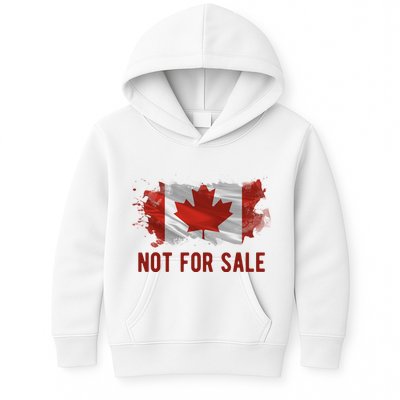 Canada Is Not For Sale Canadian Flag Kids Hoodie