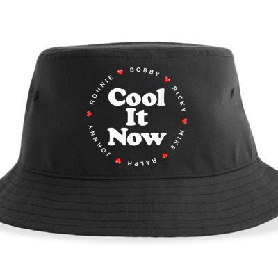 Cool It Now Ronnie Bobby Ricky Mike Ralph And Johnny Sustainable Bucket Hat