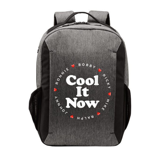 Cool It Now Ronnie Bobby Ricky Mike Ralph And Johnny Vector Backpack