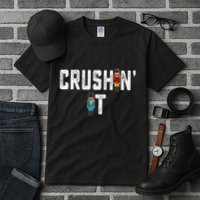 Crushin It Nutcracker Funny Nut Cracker Christmas Wo Girl Tall T-Shirt