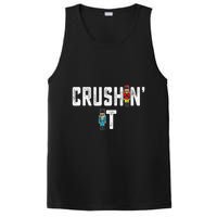 Crushin It Nutcracker Funny Nut Cracker Christmas Wo Girl PosiCharge Competitor Tank