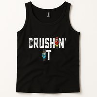 Crushin It Nutcracker Funny Nut Cracker Christmas Wo Girl Tank Top