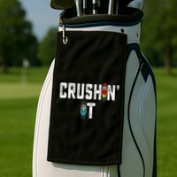 Crushin It Nutcracker Funny Nut Cracker Christmas Wo Girl Golf Towel
