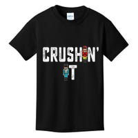 Crushin It Nutcracker Funny Nut Cracker Christmas Wo Girl Kids T-Shirt