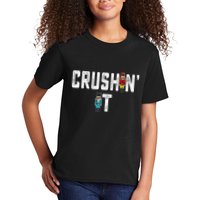 Crushin It Nutcracker Funny Nut Cracker Christmas Wo Girl Kids T-Shirt