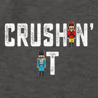 Crushin It Nutcracker Funny Nut Cracker Christmas Wo Girl Vector Backpack