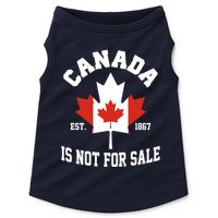 Canada Is Not For Sale Est 1867 Doggie Tank