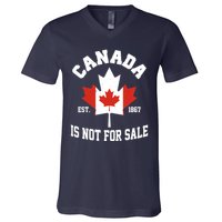 Canada Is Not For Sale Est 1867 V-Neck T-Shirt