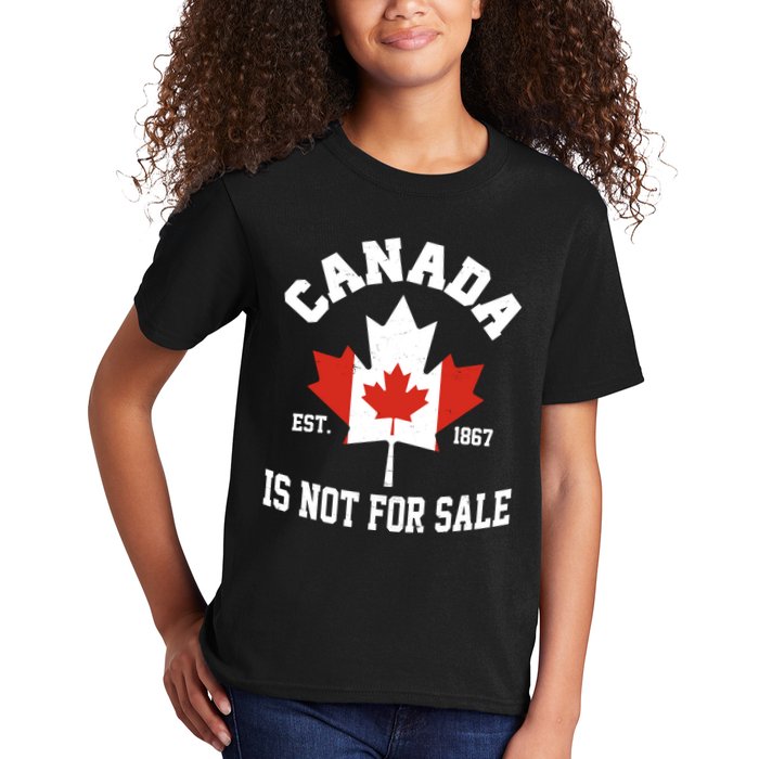 Canada Is Not For Sale Est 1867 Kids T-Shirt