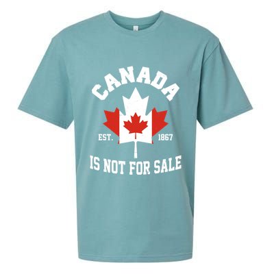 Canada Is Not For Sale Est 1867 Sueded Cloud Jersey T-Shirt