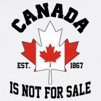 Canada Is Not For Sale Est 1867 Garment-Dyed Sweatshirt