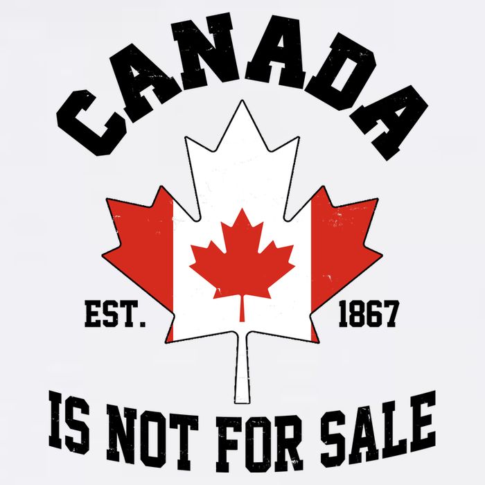 Canada Is Not For Sale Est 1867 Garment-Dyed Sweatshirt