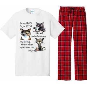 Cats IM Not Crazy IM Just Special Pajama Set