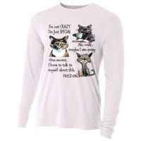 Cats IM Not Crazy IM Just Special Cooling Performance Long Sleeve Crew