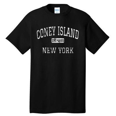 Coney Island New York Brooklyn Ny Vintage Tall T-Shirt