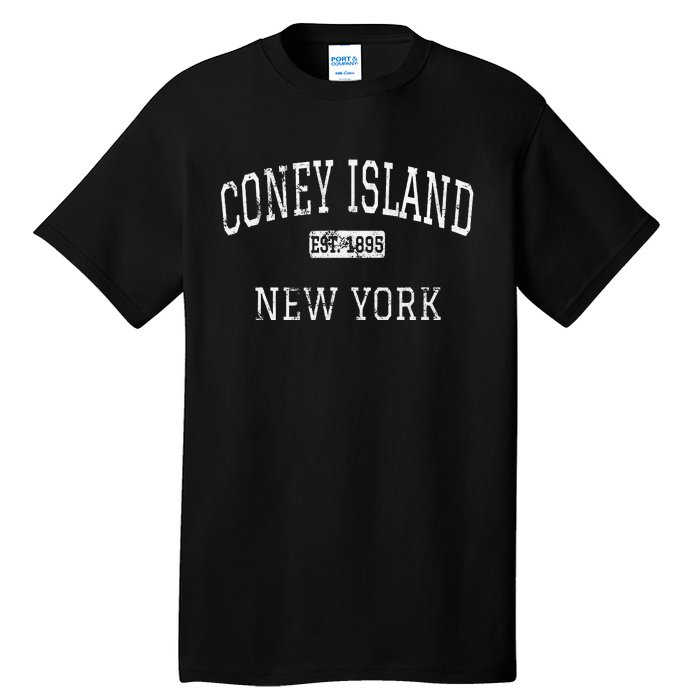 Coney Island New York Brooklyn Ny Vintage Tall T-Shirt