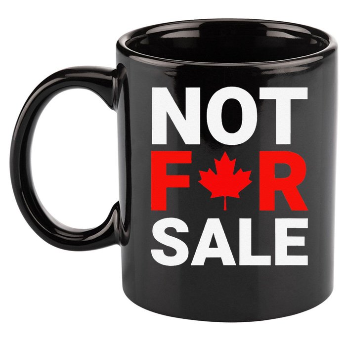 Canada is Not For Sale Canadian Self-Determination 11oz C Handle Ceramic Mug