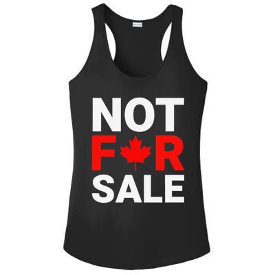 Canada is Not For Sale Canadian Self-Determination Ladies PosiCharge Competitor Racerback Tank