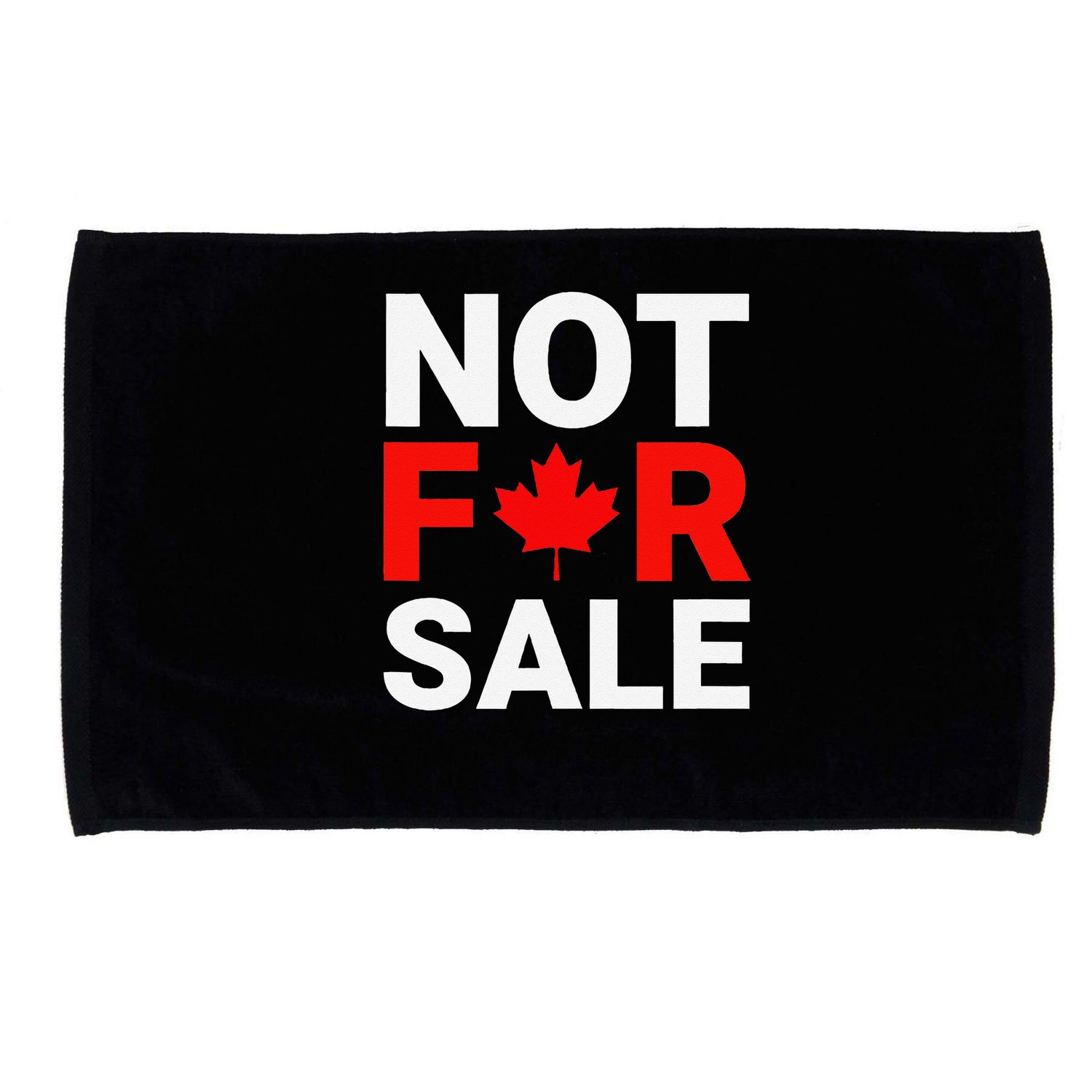 Canada is Not For Sale Canadian Self-Determination Microfiber Hand Towel