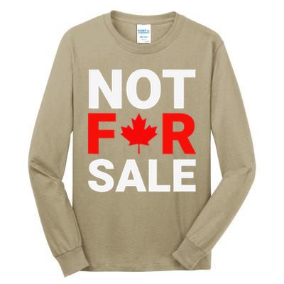 Canada is Not For Sale Canadian Self-Determination Tall Long Sleeve T-Shirt