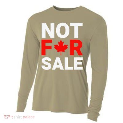 Canada is Not For Sale Canadian Self-Determination Cooling Performance Long Sleeve Crew