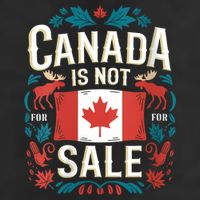 Canada Is Not For Sale Vneck Cool Comfort Performance Bucket Hat