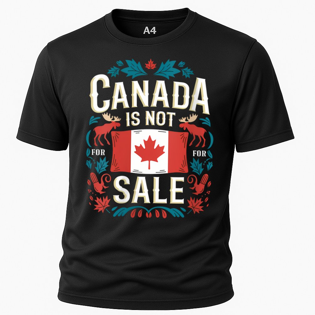 Canada Is Not For Sale Vneck Performance Shirt