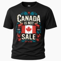 Canada Is Not For Sale Vneck Cooling Performance Crew T-Shirt
