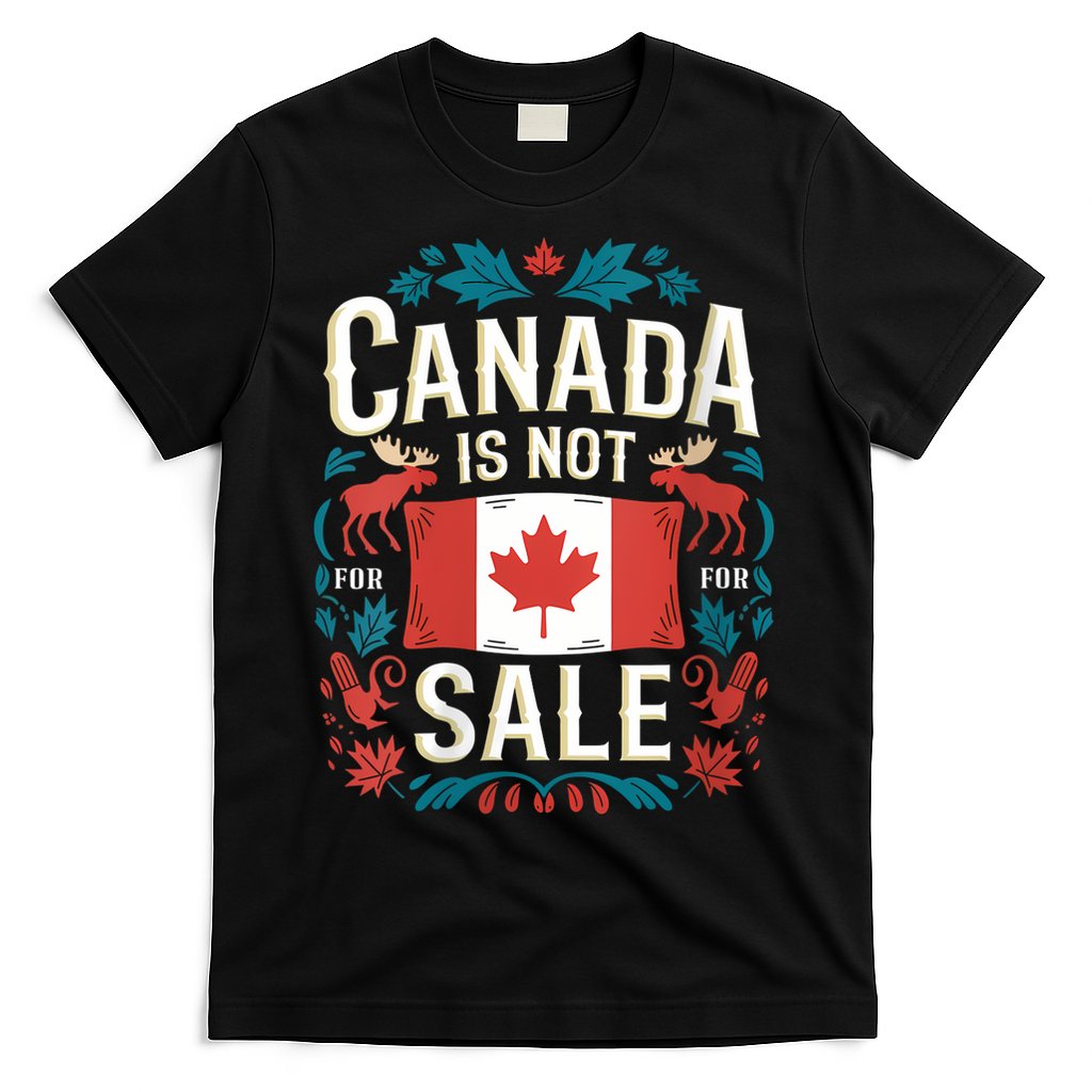 Canada Is Not For Sale Vneck T-Shirt