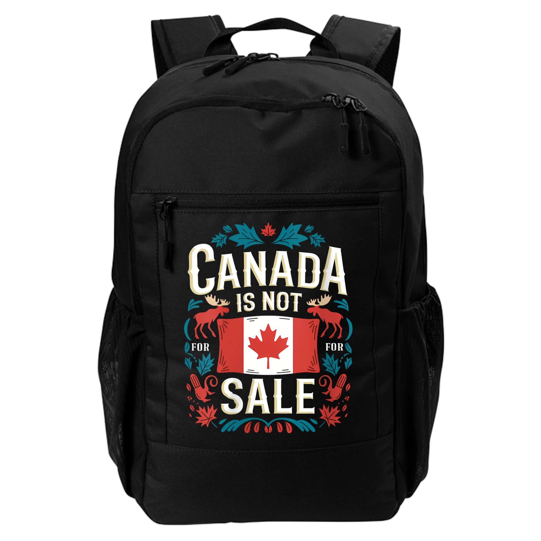 Canada Is Not For Sale Vneck Backpack