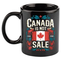Canada Is Not For Sale Vneck 11oz C Handle Ceramic Mug
